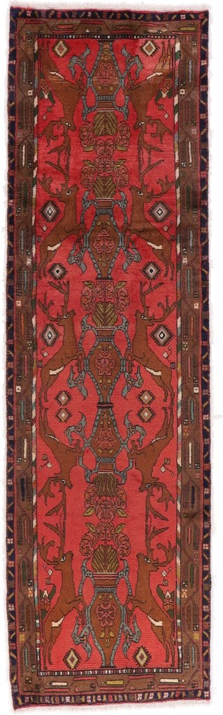 Hamedan Tappeto 290x80 (Iran) Annodato A Mano