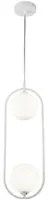 Lampada pendente Modern in Metallo Ring Bianco