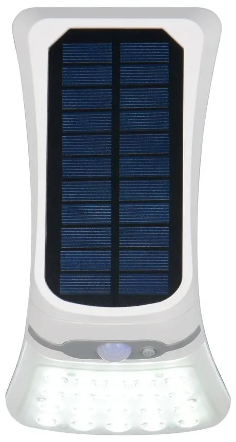 Illuminazione esterna LED con alimentazione a pannelli solari da parete (altezza totale 22 cm) Diadema – Trio