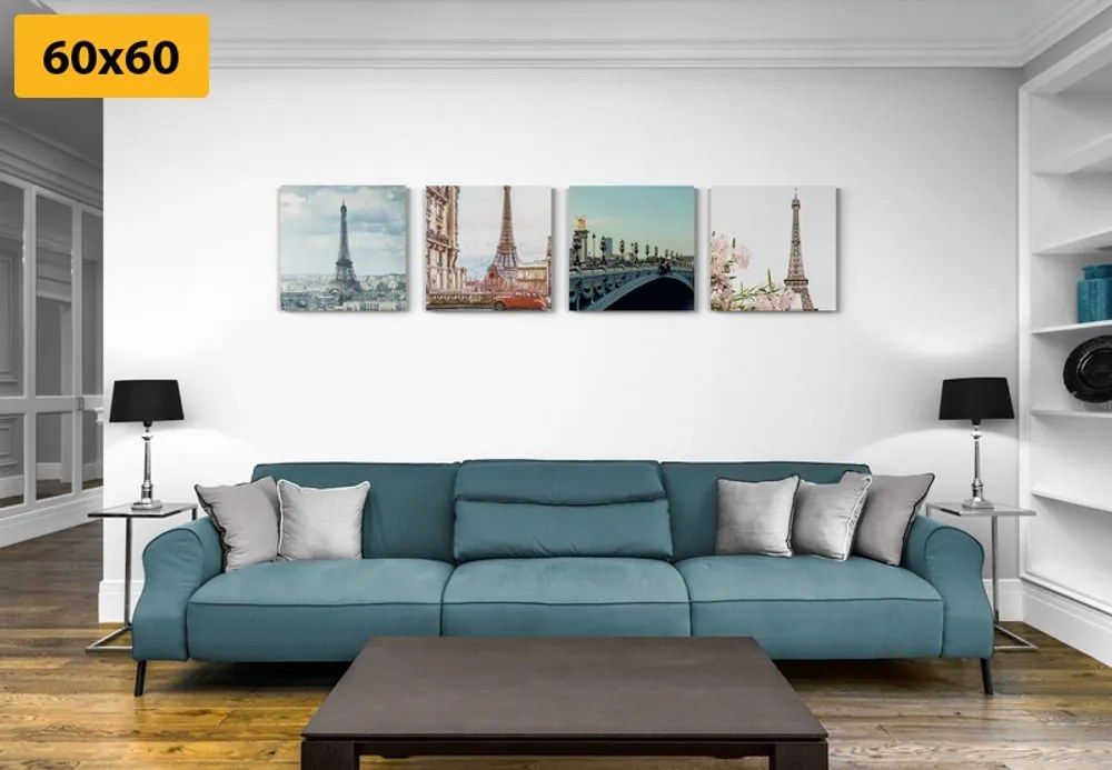 Set di quadri – Torre Eiffel