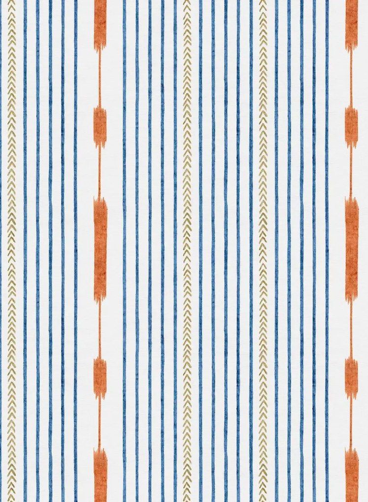 Coordonne Carta da parati Huipil - Blue