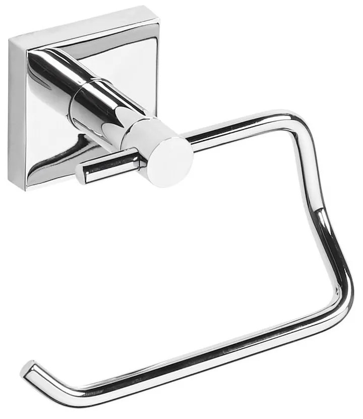 Porta carta igienica in ottone argentato X-Square - Sapho