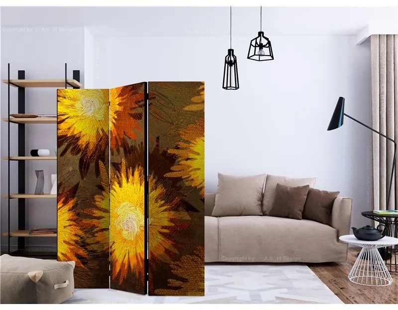 Paravento Sunflower dance [Room Dividers]