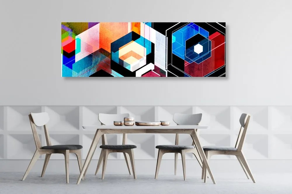 Quadro su tela – Geometria futuristica