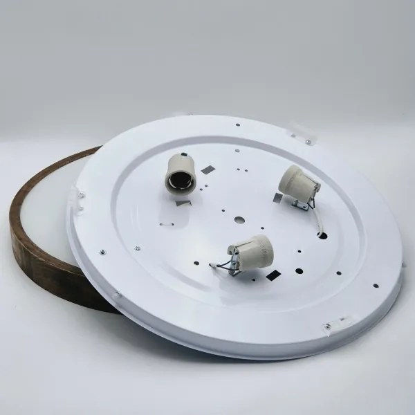 Brilagi - Lampada LED da soffitto CARVALHO SLIM 3xE27/60W/230V noce 47 cm