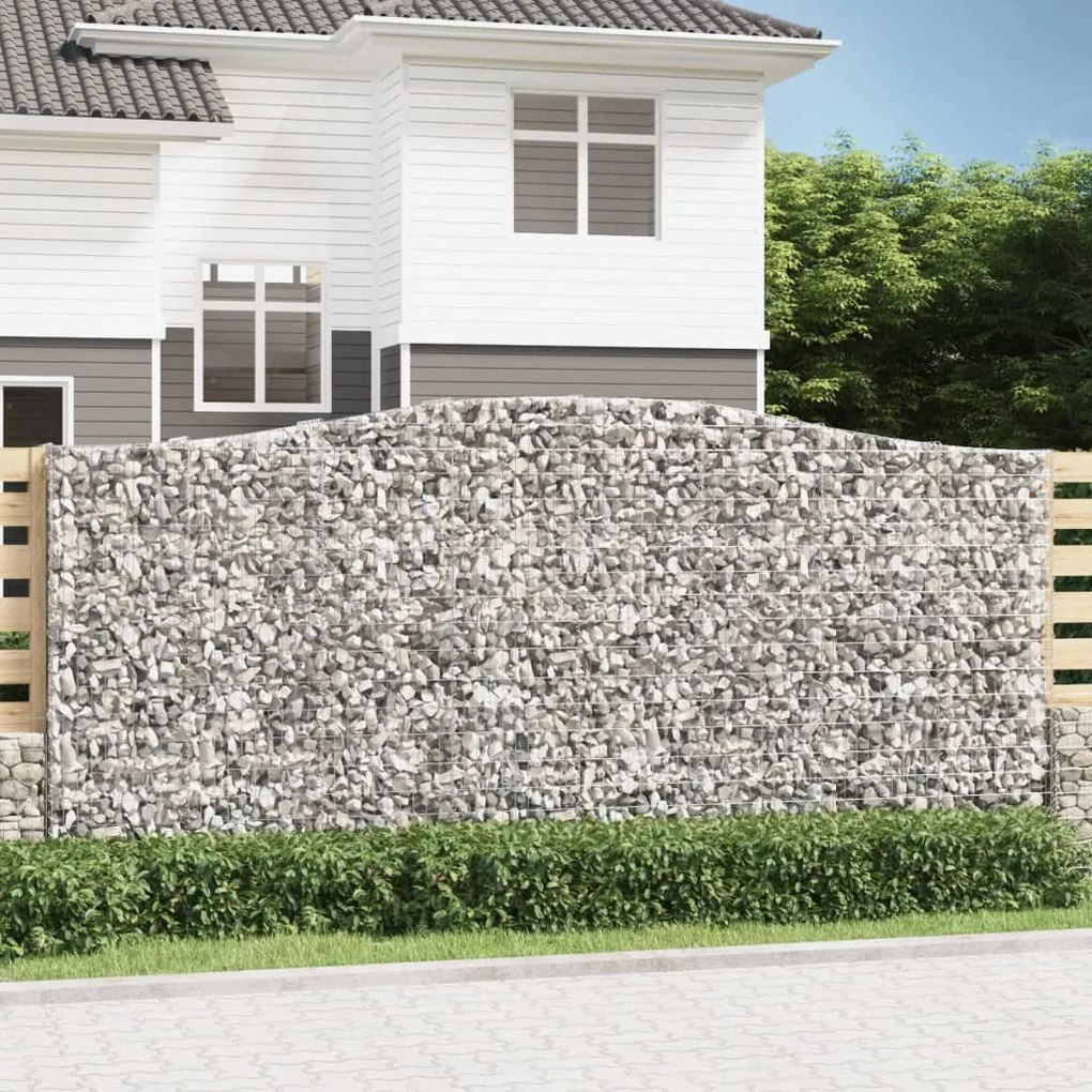 Cesti Gabbioni Ad Arco 10 Pz 400x50x180/200 Cm Ferro Zincato /