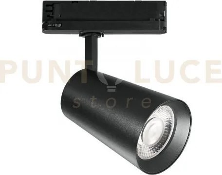 Faro binario led kone nero in alluminio 42w 4230lm 4000k 24,5x15x10...