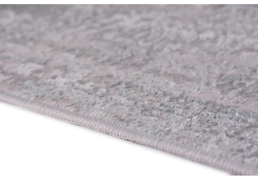 Passatoia per scale grigio e turchese in cotone set da 16 pz 25x65 cm Milano Mavi - Vitaus