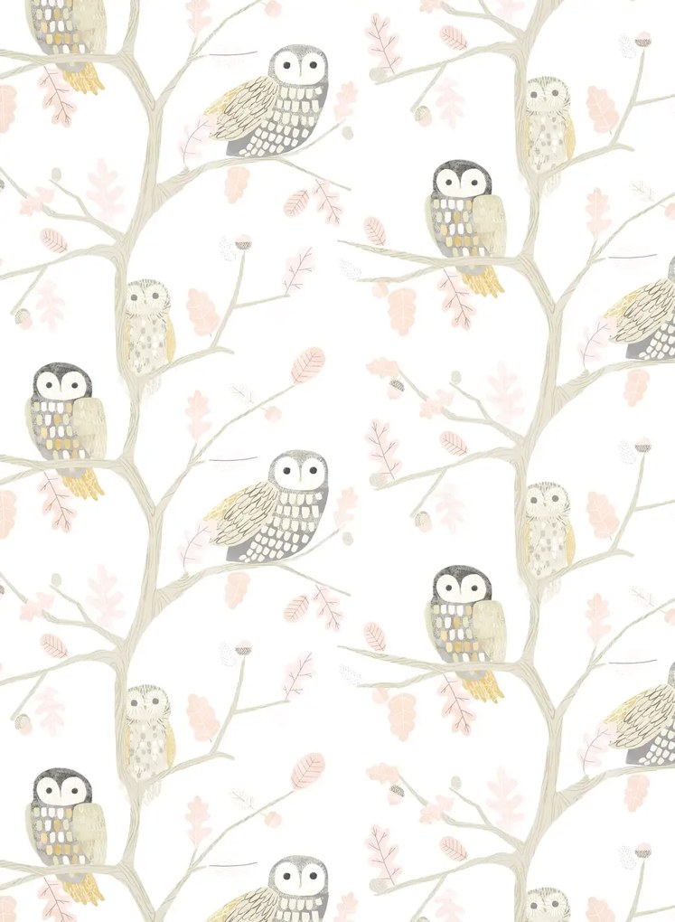 Harlequin Tapete Little Owls - Powder