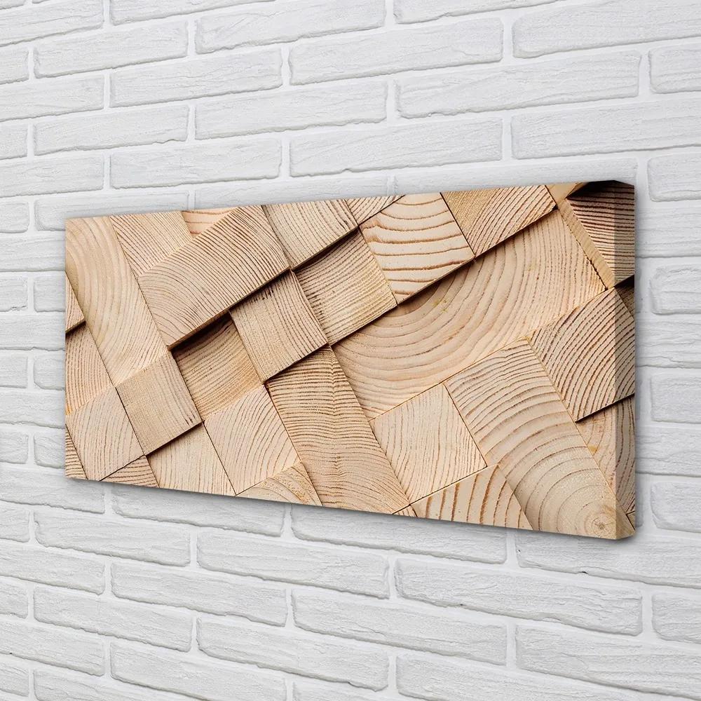 Quadro su tela Composizione del barattolo di legno 100x50 cm