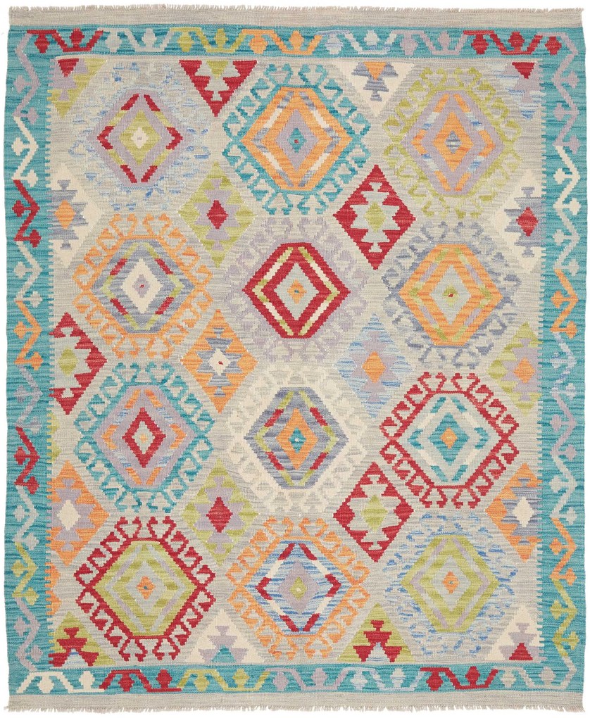 Kilim Tappeto orientale 160 x 190 (Pakistan) Tessuto A Mano