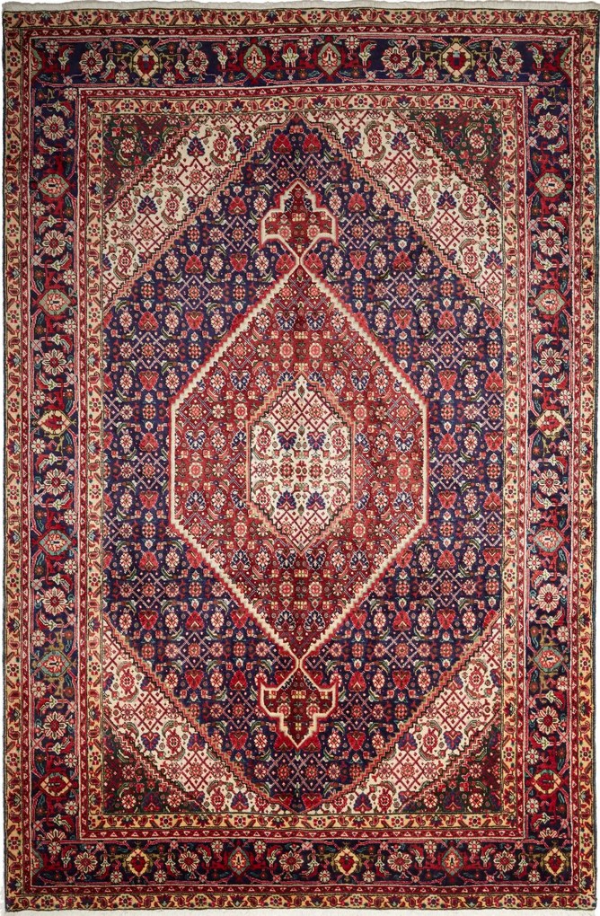 Tabriz Tappeto persiano 300x200 Blu (Iran) Annodato A Mano