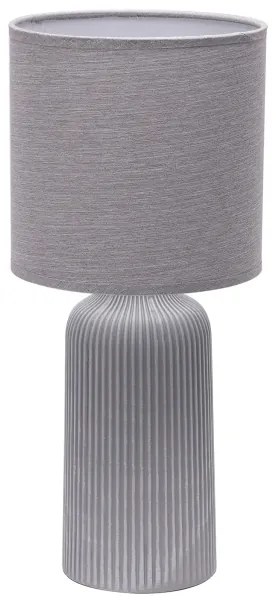 ONLI - Lampada da tavolo SHELLY 1xE27/22W/230V grigio 45 cm
