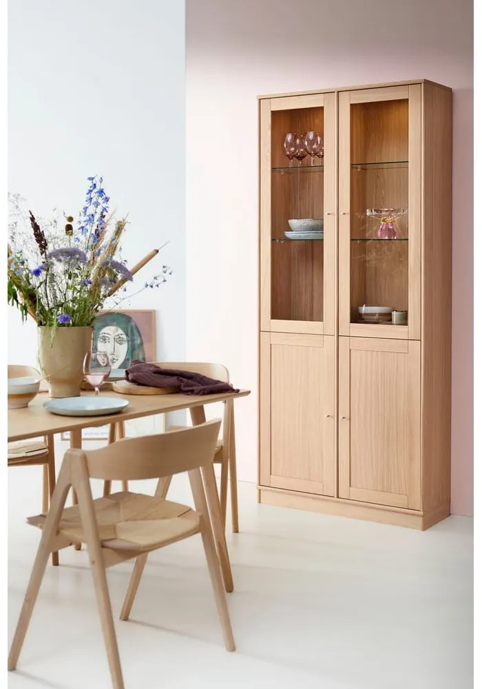 Vetrina con illuminazione in rovere 89x199 cm Mistral - Hammel Furniture