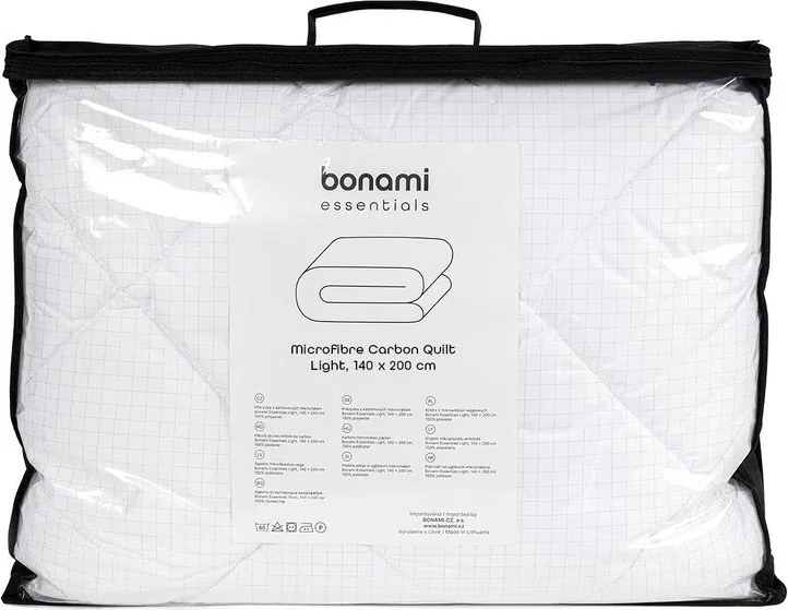Přikrývka s výplní z mikrovlákna 140x200 cm Carbon Light – Bonami Essentials