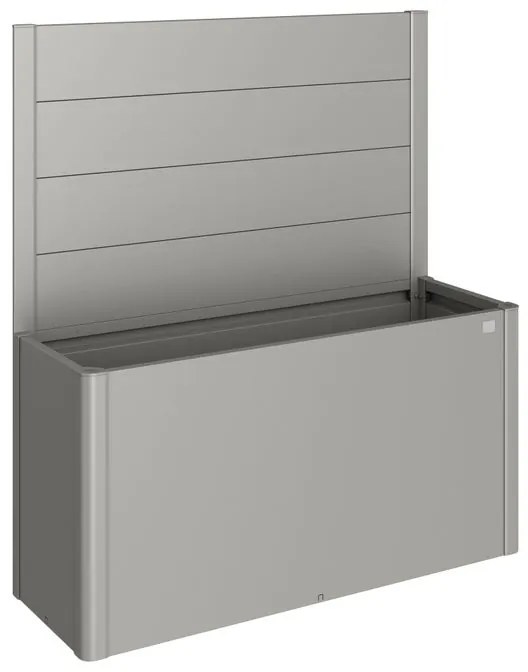 Frangivista in acciaio BIOHORT senza vetro, grigio quarzo metallizzato L 152 x H 91 cm, spessore 3 mm