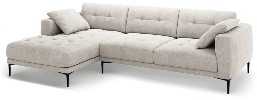 Divano angolare beige (con penisola a sinistra/con chaise lounge) Bemy – Micadoni