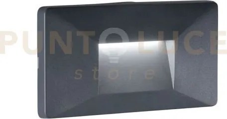 Segnapassi a incasso led breen antracite 4w 380lm cct 3000k / 4000k...