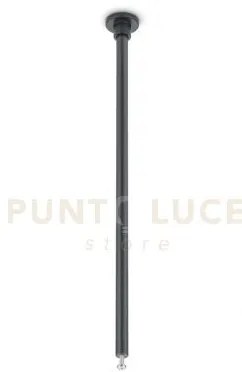 Duoline kit 2 distanziatori a soffitto lunghe nero h. 25cm per sist...