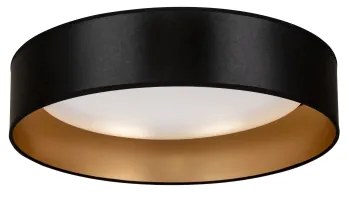Duolla - Plafoniera LED ROLLER LED/24W/230V diametro 45 cm nero/oro