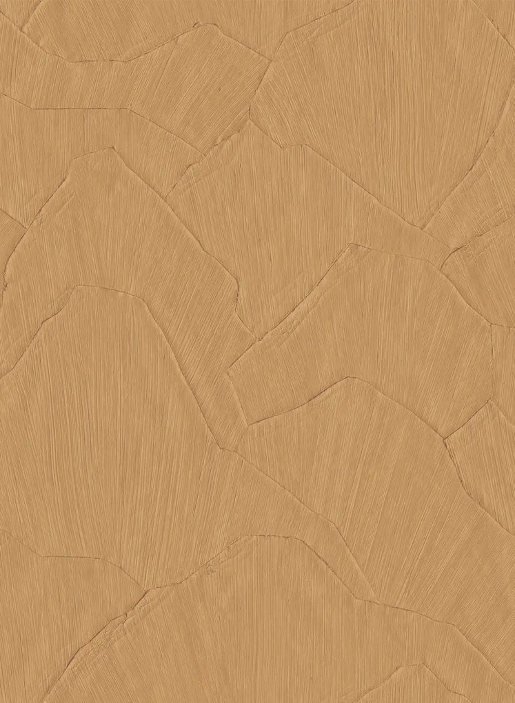 Arte International Carta da parati Shards - Orange/ Gold