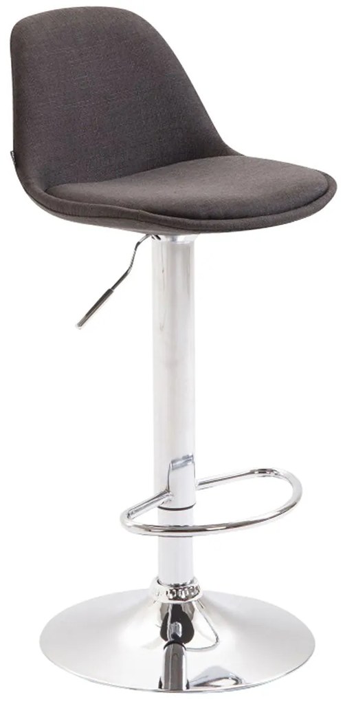 Sgabello Barhocker Kiel İn Tessuto: Stile E Comfort Per İl Tuo Bar / Chrom / Dunkelgrau