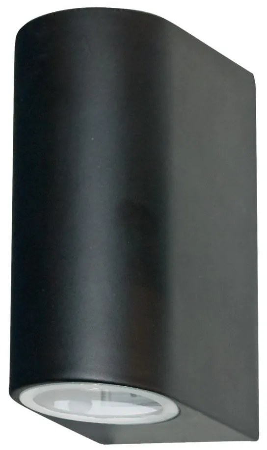 Searchlight 8008-2BK-LED - Applique da esterno LEDO 2xGU10/6W/230V IP44