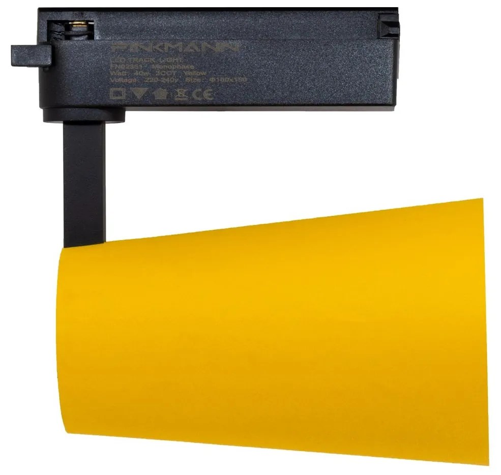 Faro LED 40W Monofase Giallo CRI92 Bianco Variabile 38° - Bridgelux LED Colore Bianco Variabile CCT