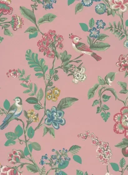 Eijffinger Carta da parati Botanical Print - Zartrosa