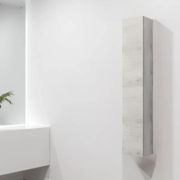 Colonna reversibile singola a 1 anta 160H Quercia Bianco