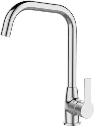 Miscelatore Lavello Cucina Cromato Canna Alta Tati Karag