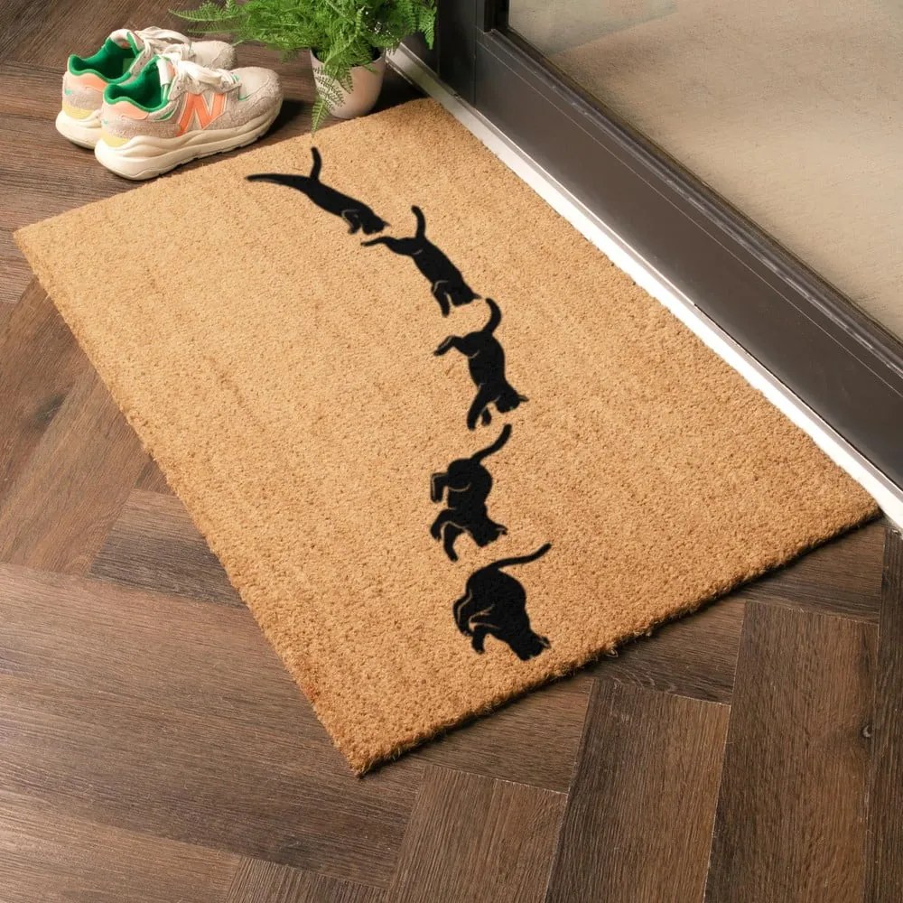 Zerbino in fibre di cocco 40x60 cm Jumping Cats – Artsy Doormats
