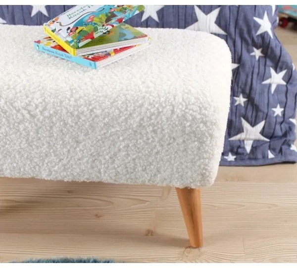 Pouf PIXI 32x61 cm bianco