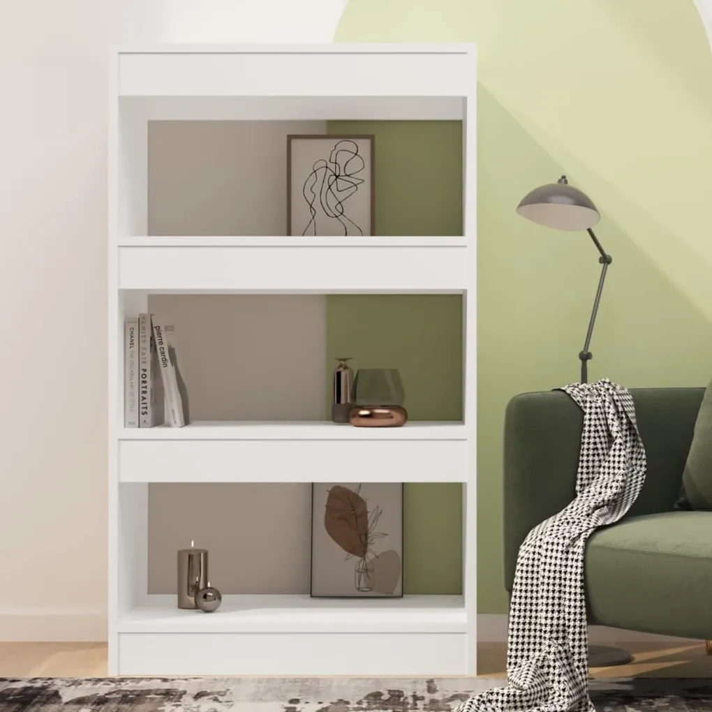 Libreria/divisorio bianco 60x30x103 cm in truciolato