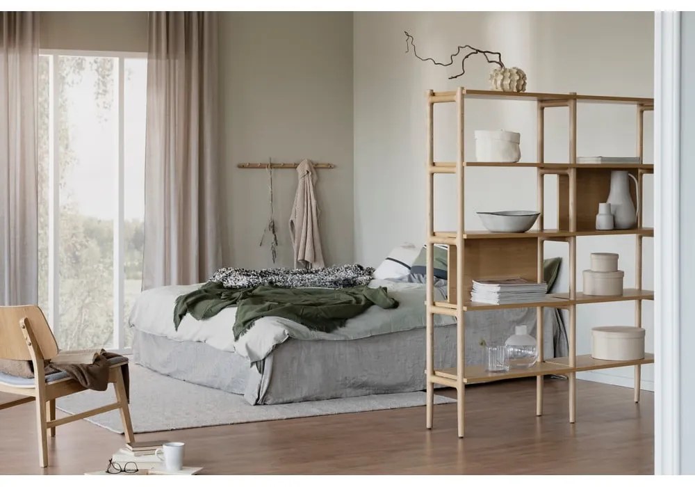 Libreria in rovere 140x166 cm Holton - Rowico