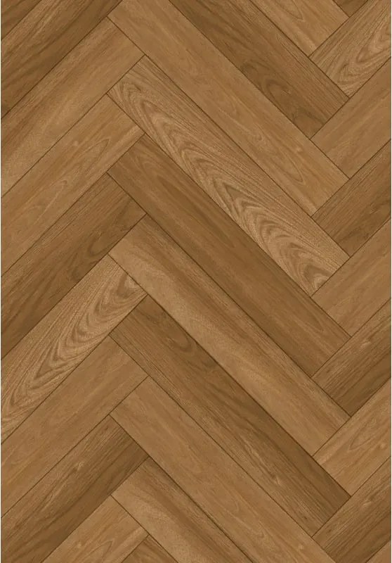 Mexen Overland Park pannelli vinilici a spina di pesce 570 x 95 mm LVT Dryback 2,5 mm, supporto 4 V-Fuga, Jatoba