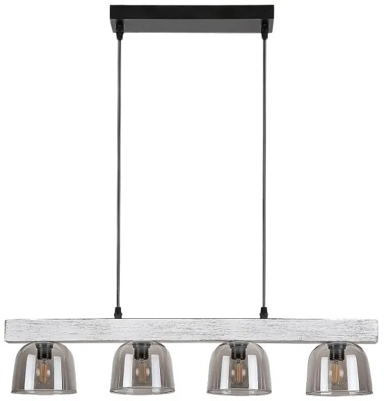 Rabalux 3120 - Lampadario su corda CARDAMON 4xE14/40W/230V