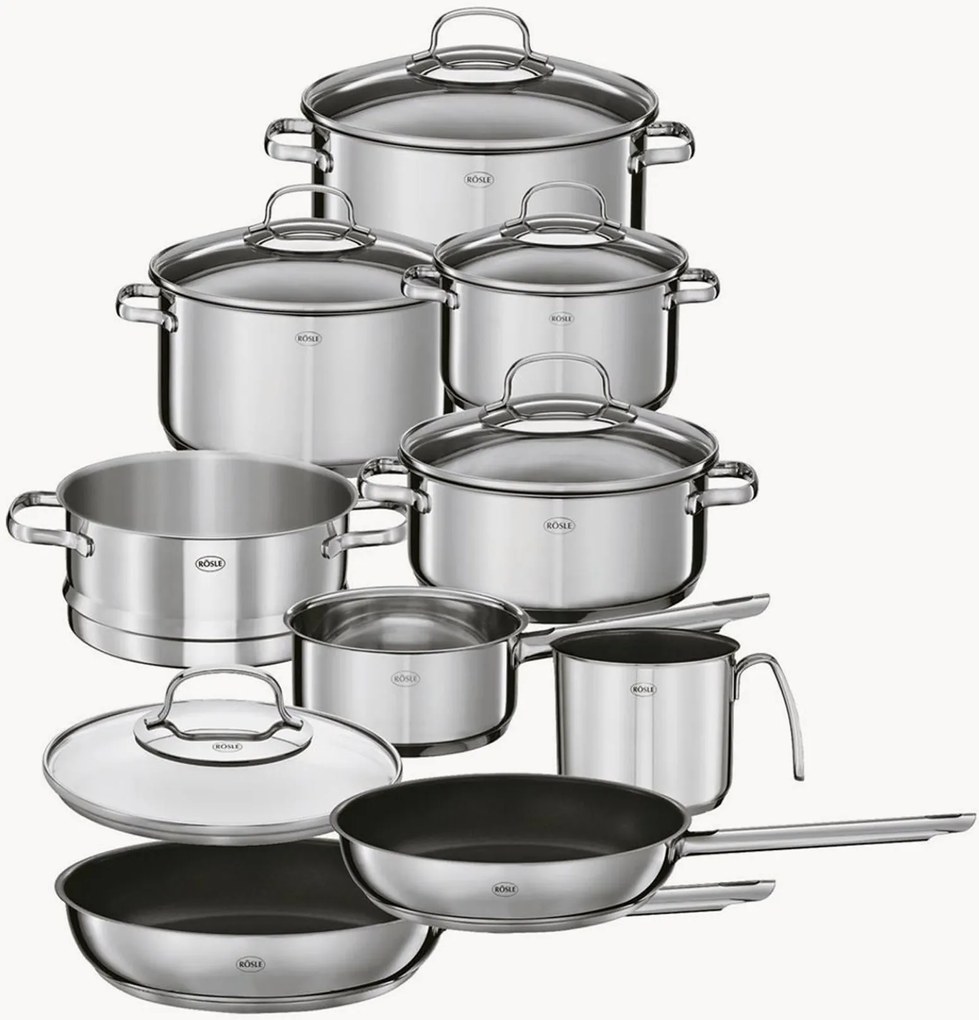 Batteria di pentole Elegance, set da 14