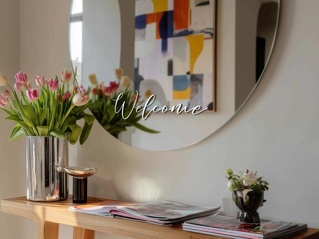 Adesivo per specchio S19 – Welcome