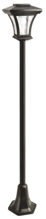 Lampada solare a LED per esterni, 1,2 V / 1800 mAh, IP44, nera