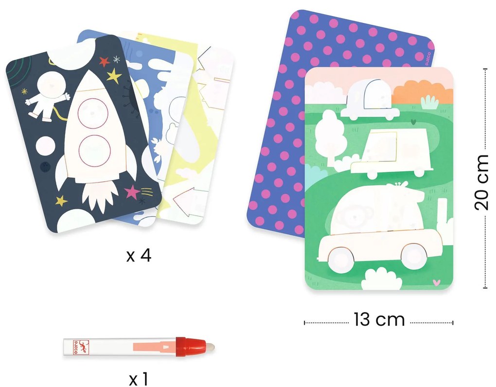 Disegni magici da colorare - In viaggio