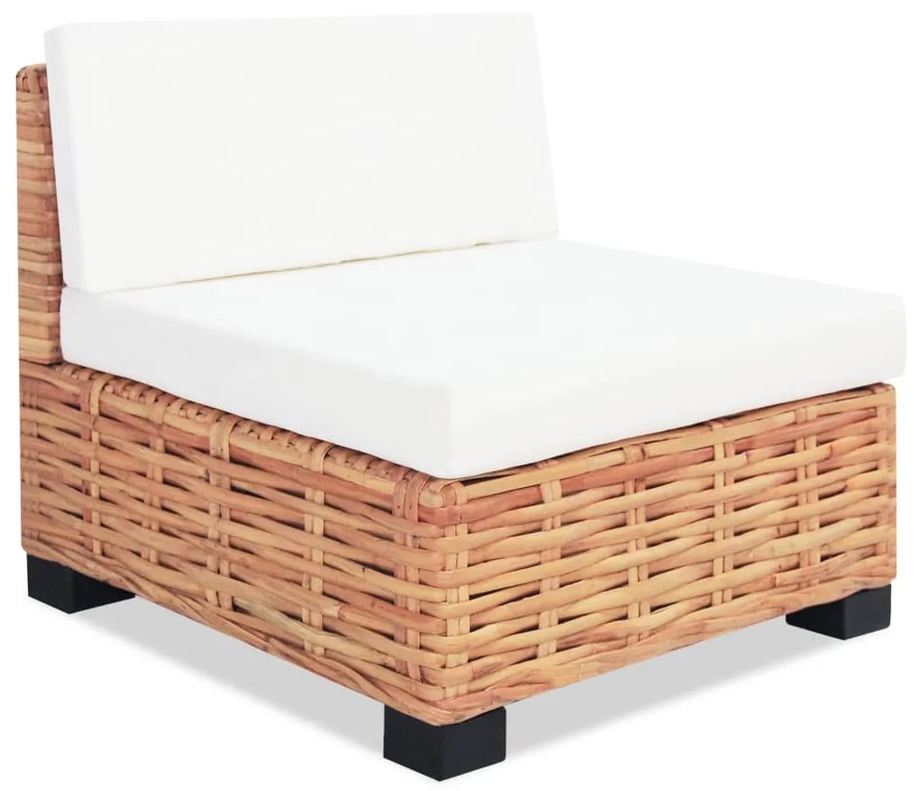 Set divano 18 pz in rattan naturale