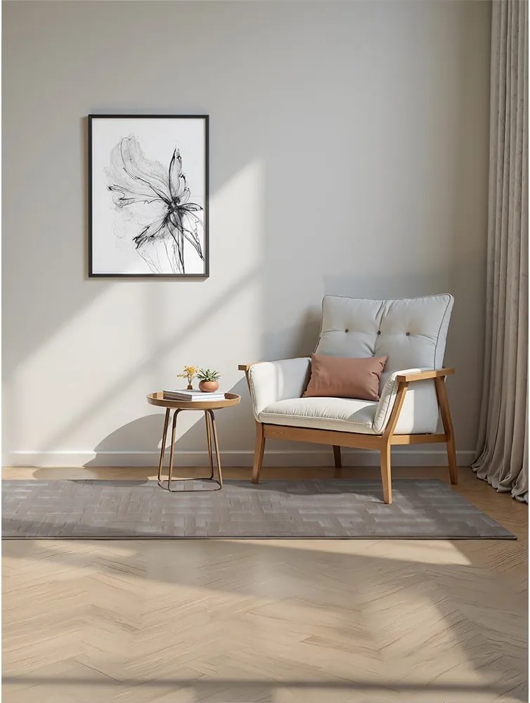 Passatoia beige 80x240 cm Perles Onyx – Elle Decoration