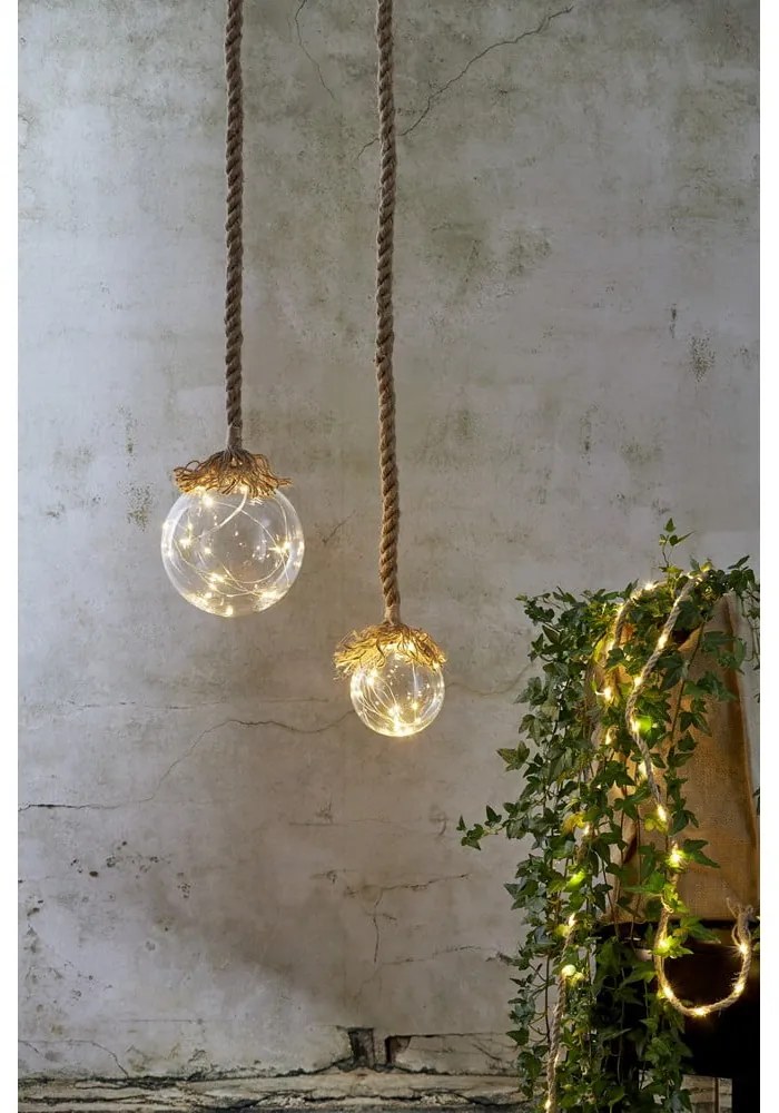 Catena luminosa a LED marrone, lunghezza 2 m Jutta - Star Trading