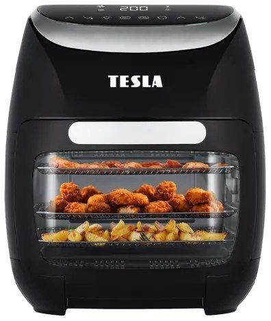 TESLA Electronics AirCook - Friggitrice digitale multifunzionale ad aria calda 11 l 2000W/230V