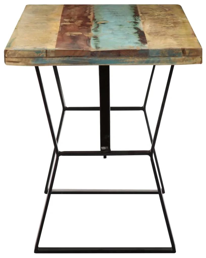 Tavolo da pranzo 120x60x76 cm in legno massello di recupero