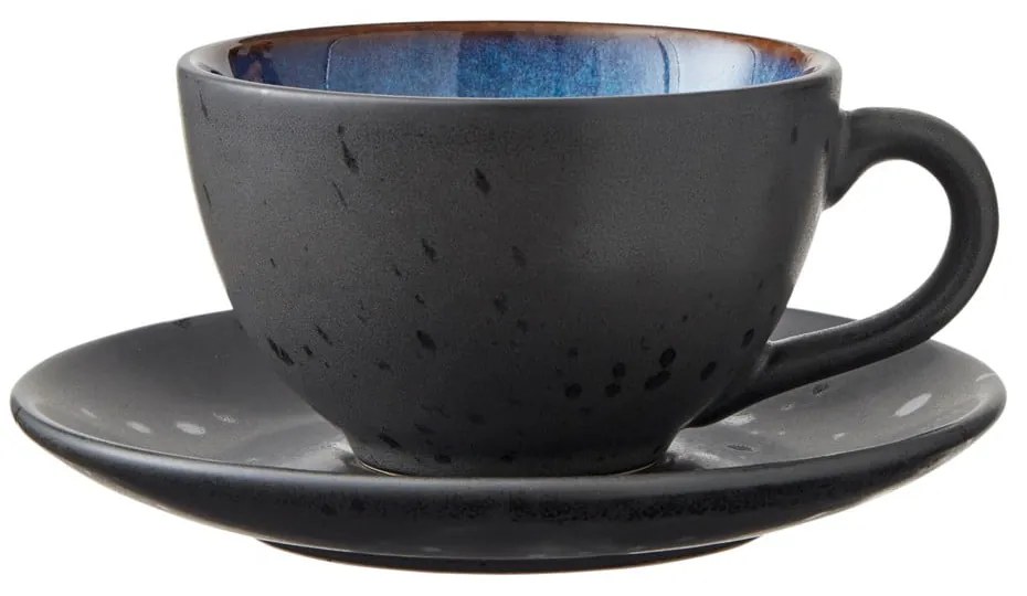 Tazzine in set nere/blu scuro in ceramica 4 pz 240 ml Gastro Black/Mix – Bitz