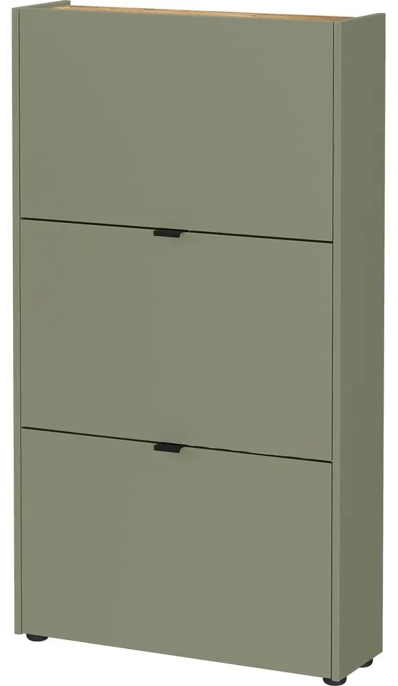 Set di mobili da ingresso di colore naturale/grigio tortora 101x200x22 cm Ameca – Germania