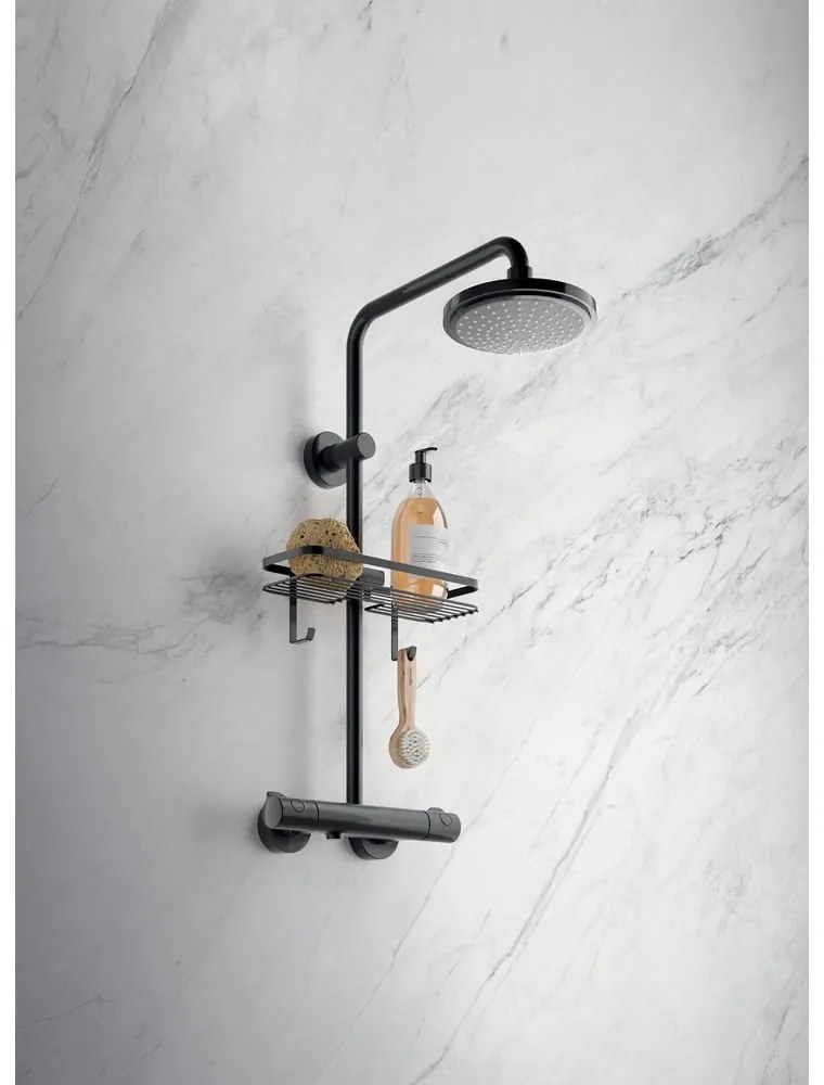 Scaffale da bagno nero Origin - Metaltex