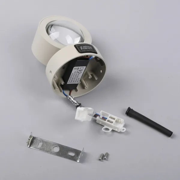 Schöner Wohnen 19331-39 - Lampada da parete LED CHIA 2xLED/2W/230V grigio